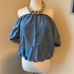 Off the shoulder blouse